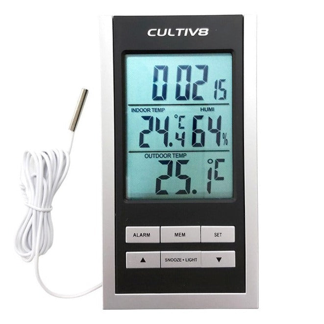 Cultiv8 Thermometer / Hygrometer with Prove