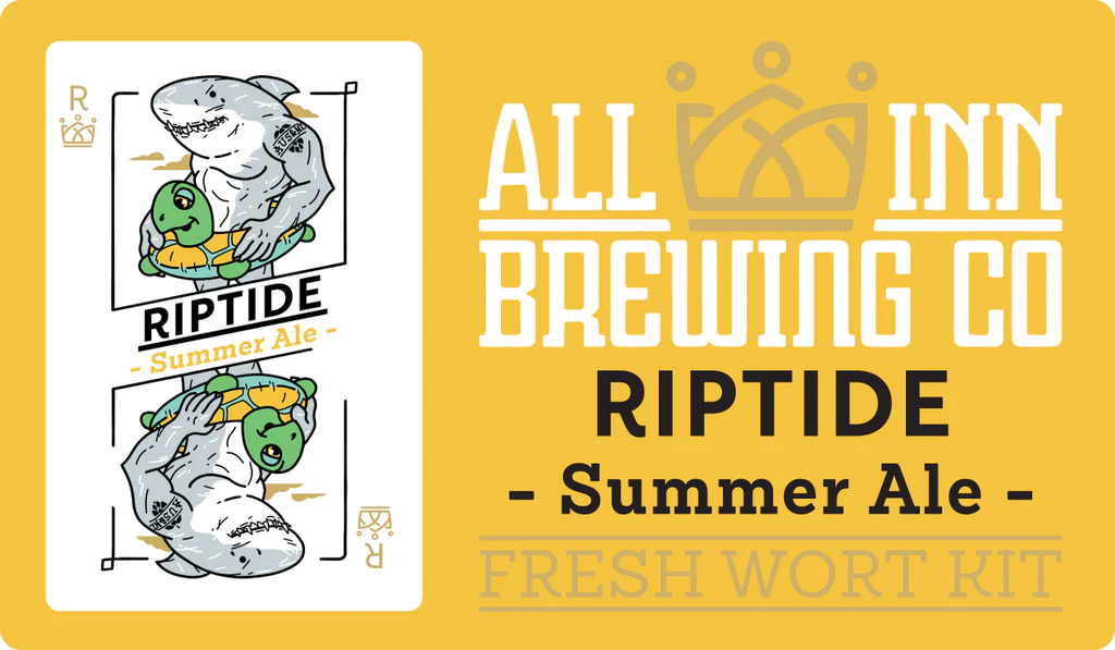 All in Brewing FWK ~ Riptide Summer Ale including free yeast