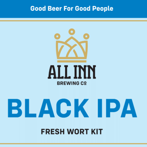 All in Brewing FWK ~ Black IPA including free yeast