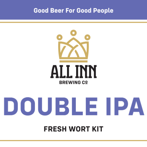 All in Brewing FWK ~ Double IPA including free yeast