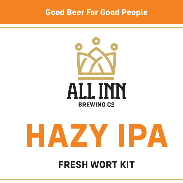 All in Brewing FWK ~ Hazy IPA including free yeast