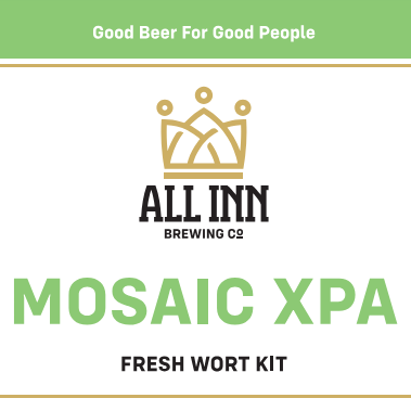 All in Brewing FWK ~ Mosaic XPA including free yeast