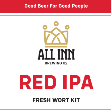 All in Brewing FWK ~ Red IPA including free yeast