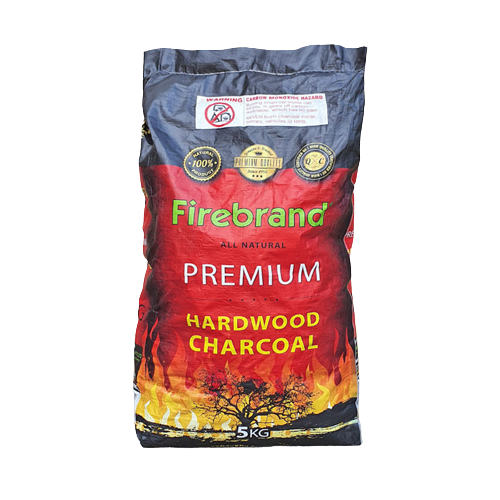 Firebrand Premium – Natural Hardwood Lump Charcoal 5KG