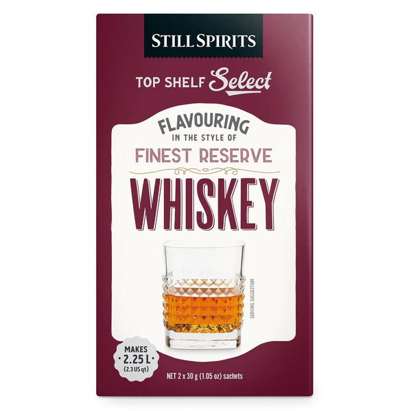 Still Spirits Top Shelf Select Finest Reserve Whiskey - 2 x 30g