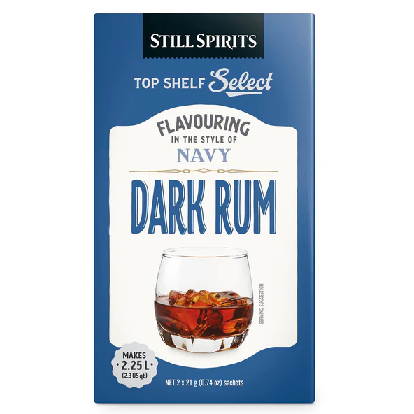 Still Spirits Top Shelf Select Navy Dark Rum  - 2 x 21g