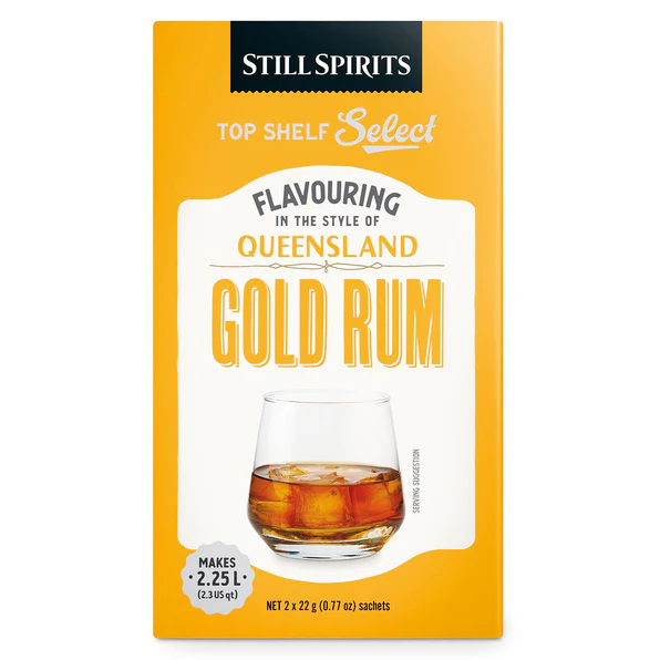 Still Spirits Top Shelf Select Queensland Gold Rum - 2 x 22g