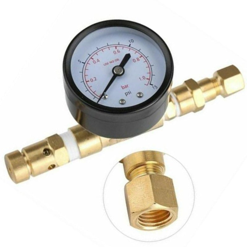 Pressure Relief Valve with Guage
