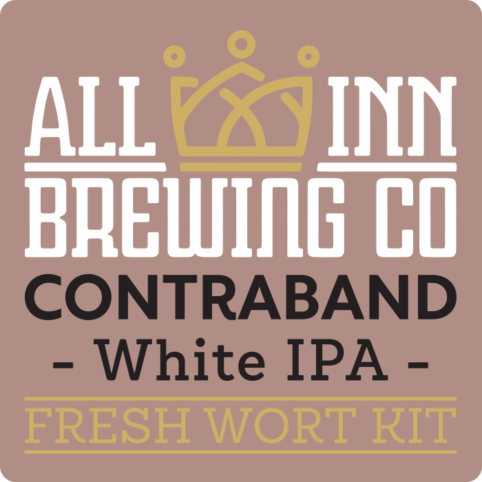 All in Brewing FWK ~ Contraband White IPA including free yeast