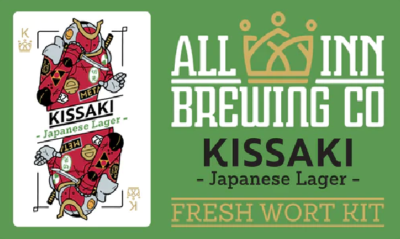 All in Brewing FWK ~ Kissaki Japanese Lager including free yeast