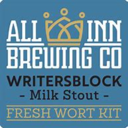 All in Brewing FWK ~ Writer's Block Milk Stout including free yeast