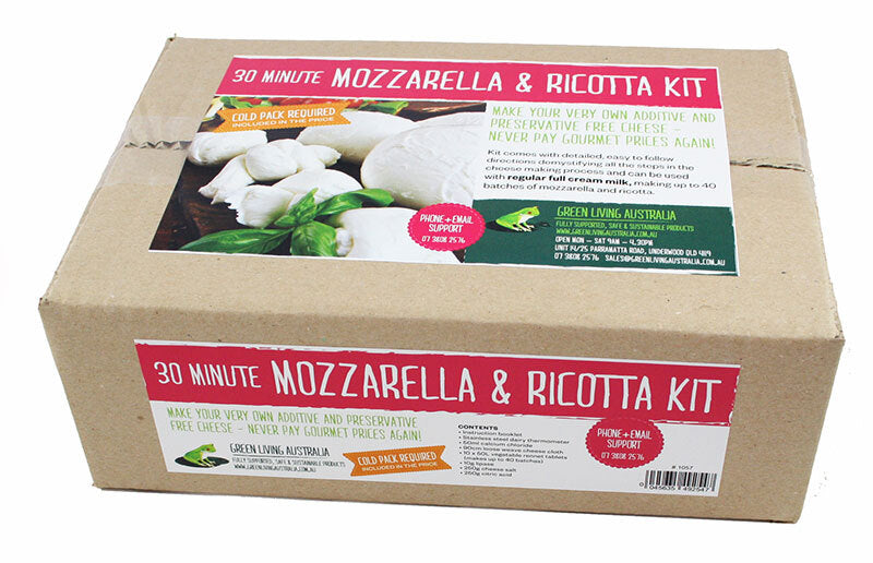 Green Living 30 Minute Mozzarella & Ricotta Kit