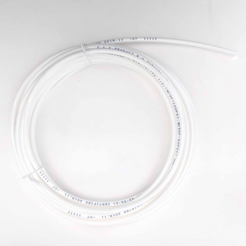PE Water Line/Beer/Gas 4mm x 6.3mm - 10m Roll (Reverse Osmosis)