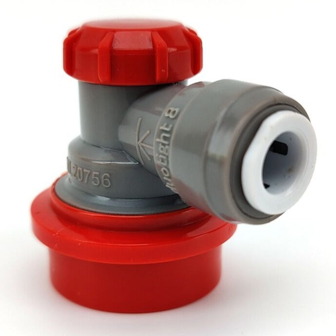 duotight 8mm (5/16") x Ball Lock Disconnect (Grey+ Red/Gas)