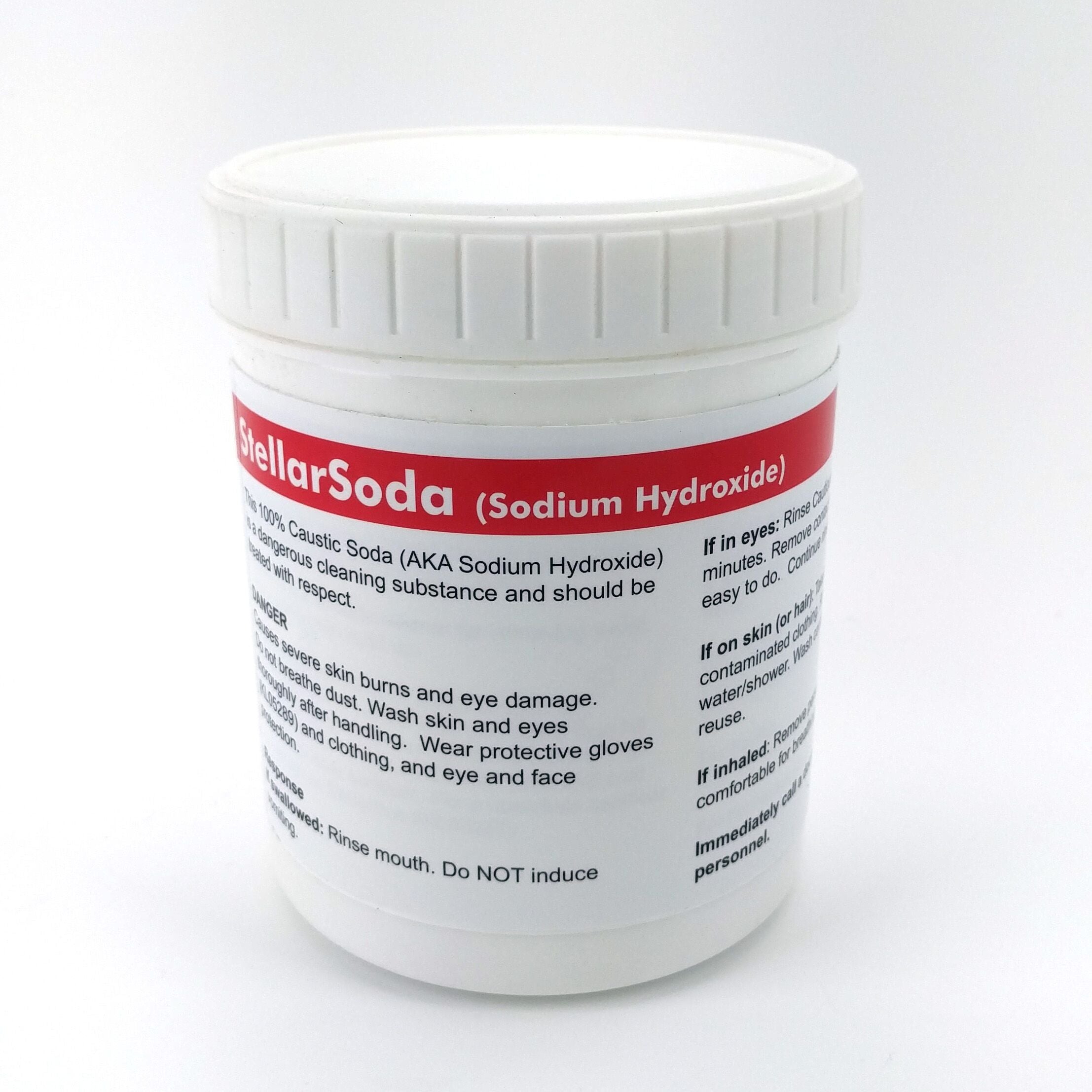 StellarSoda - 100% Caustic Soda - Sodium Hydroxide