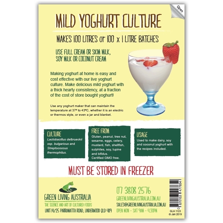 Green Living Mild Yoghurt Culture