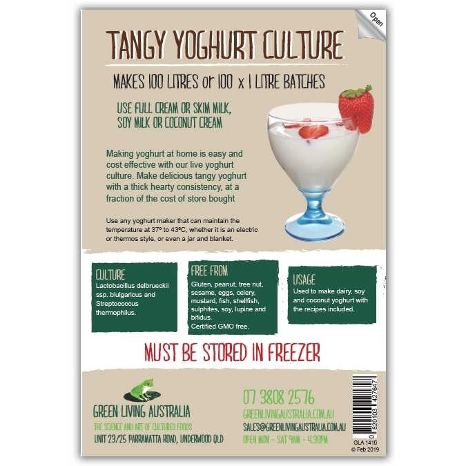 Green Living Tangy Yoghurt Culture